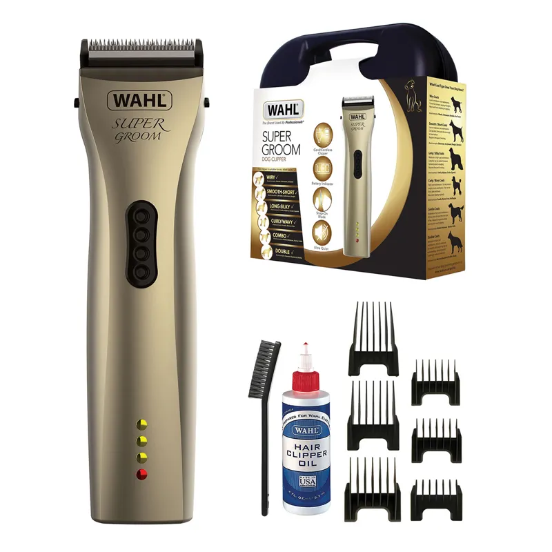 Wahl Super Groom Pet Cord/Cordless Clipper Kit